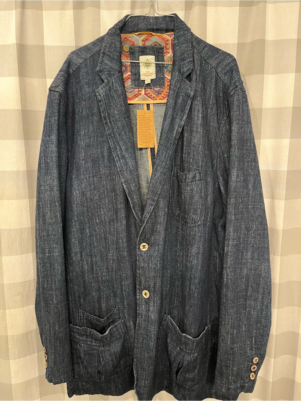 The Territory Ahead Indigo Denim Blazer